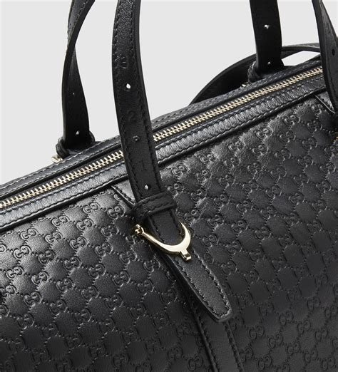 gucci microguccissima bag black|Gucci guccissima boston bag.